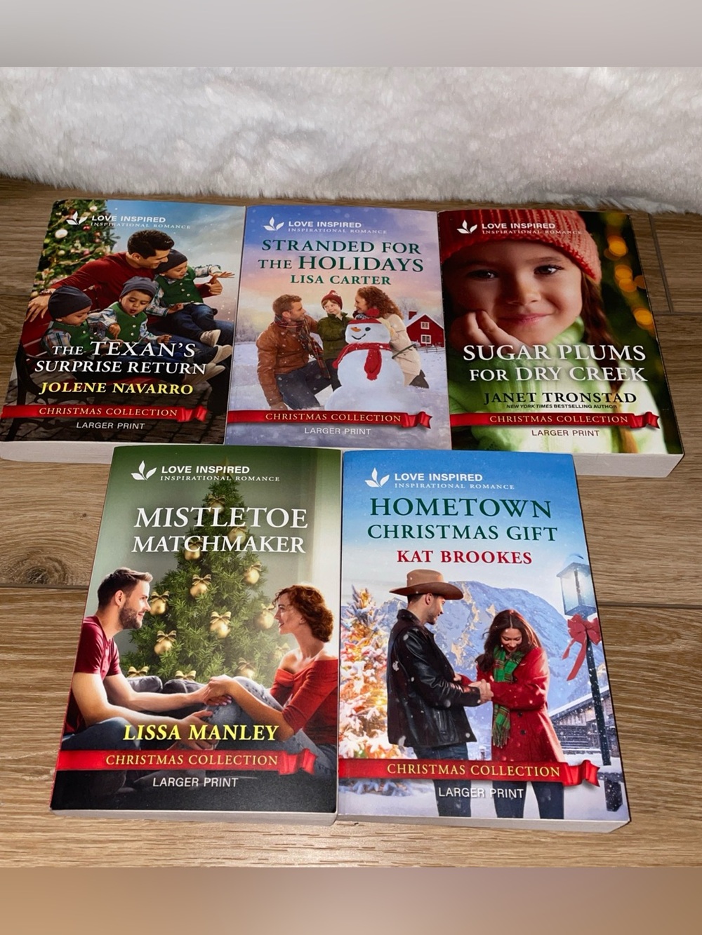 Love Inspired Hope & Inspiration Christian Romance Christmas Collection Book Lot